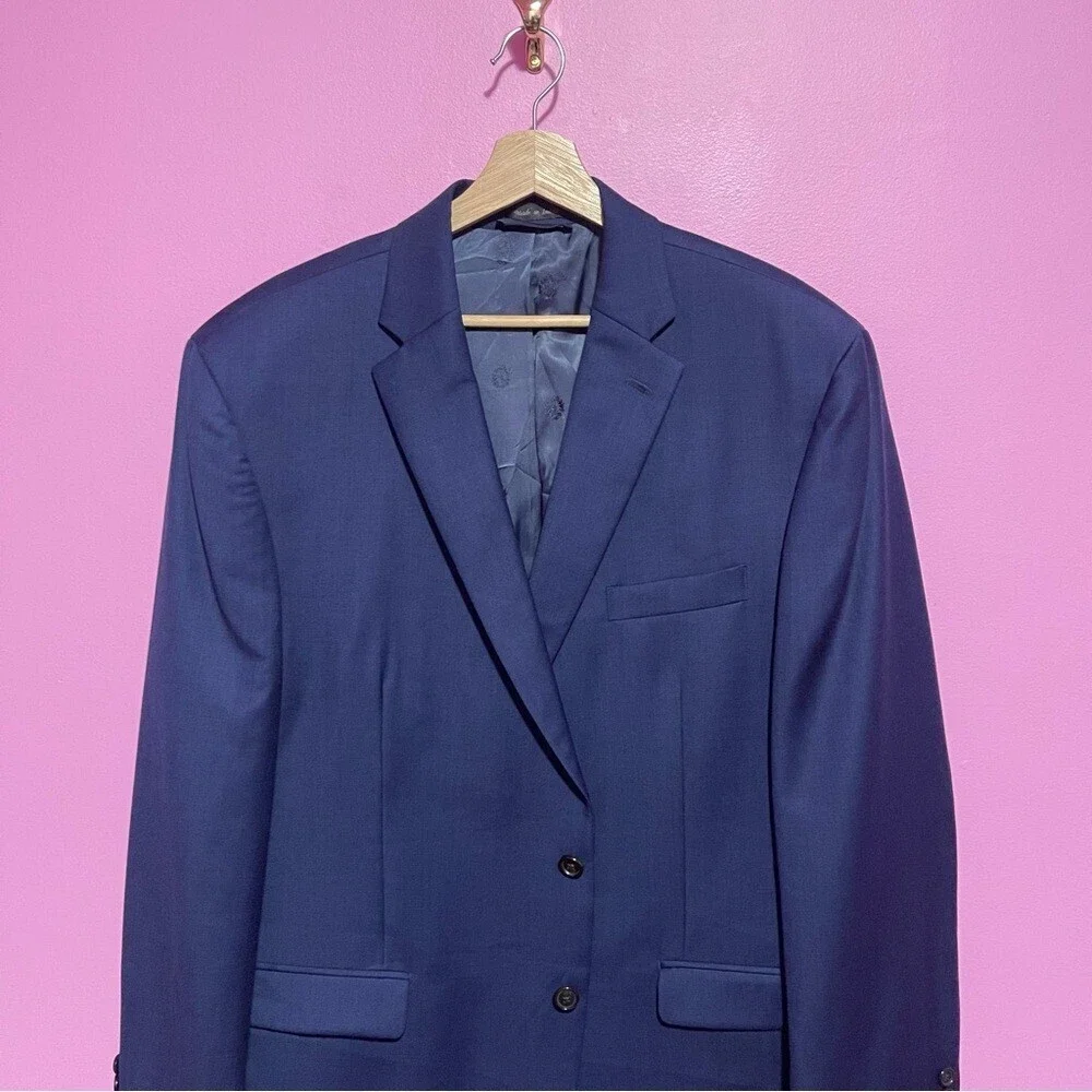 Lauren Ralph‎ Lauren Vintage Navy Wool Blazer Jacket Men’s 46R